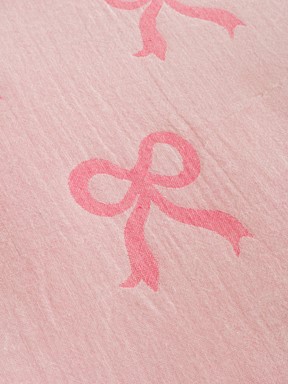 Çift Kişilik Yatak Örtüsü PEMBE BASKILI