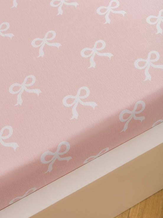 Çift Kişilik Çarşaf PEMBE BASKILI