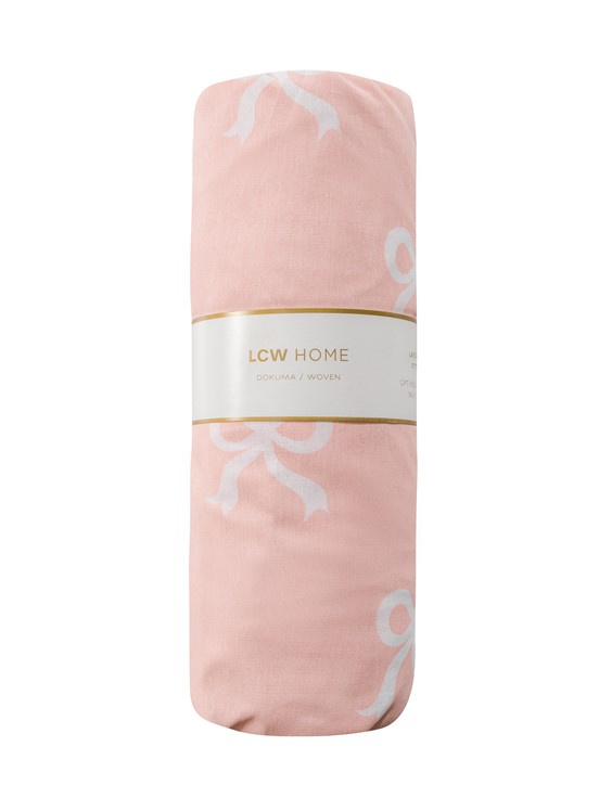 Çift Kişilik Çarşaf PEMBE BASKILI