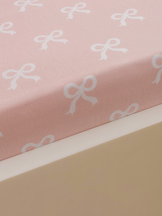 Tek Kişilik Çarşaf PEMBE BASKILI