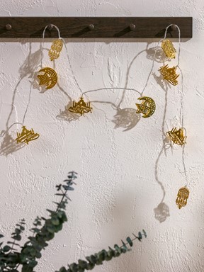 Dekoratif Aydınlatma ALTIN BASKILI