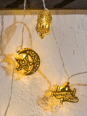 Dekoratif Aydınlatma ALTIN BASKILI