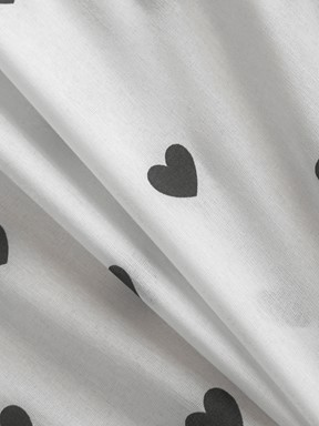 Çift Kişilik Çarşaf SİYAH BASKILI