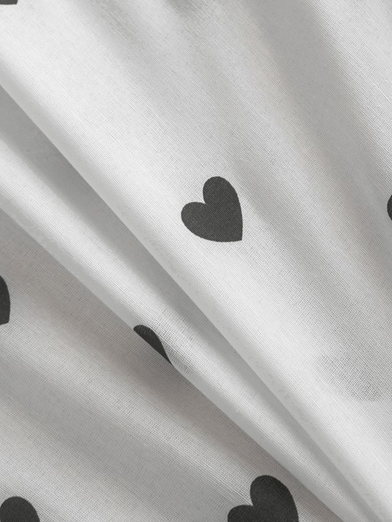 Çift Kişilik Çarşaf SİYAH BASKILI