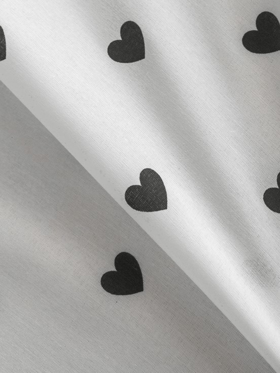 Tek Kişilik Çarşaf SİYAH BASKILI