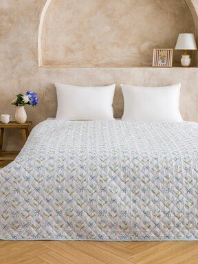 Çift Kişilik Yatak Örtüsü KARIŞIK BASKILI