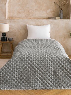 Tek Kişilik Yatak Örtüsü KARIŞIK BASKILI