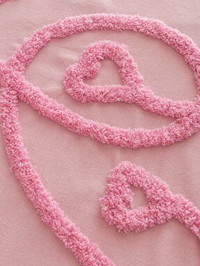 Tek Kişilik Yatak Örtüsü SOMON PEMBE