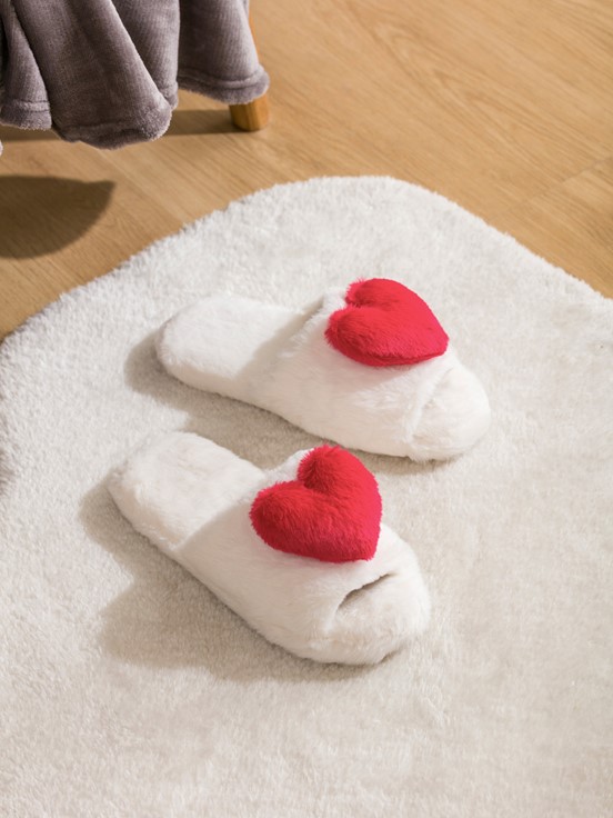 Ev Terliği KIRMIZI BASKILI