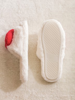 Ev Terliği KIRMIZI BASKILI