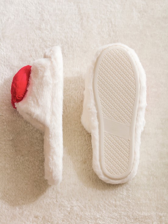 Ev Terliği KIRMIZI BASKILI