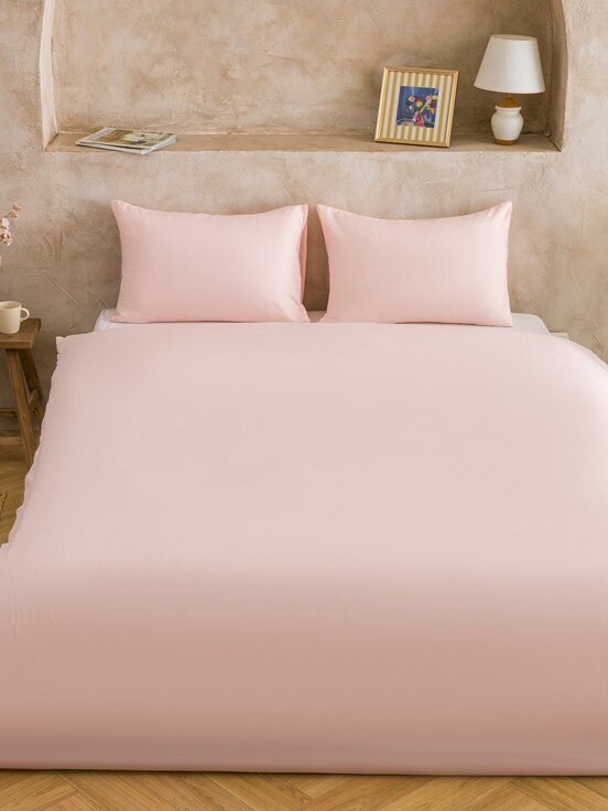 Çift Kişilik Nevresim Seti AÇIK GÜL PEMBE