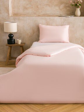 Tek Kişilik Nevresim Seti AÇIK GÜL PEMBE