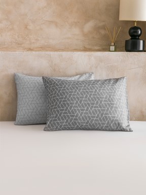 Yastık Kılıfı GRİ BASKILI