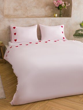 Çift Kişilik Nevresim Seti AÇIK PEMBE