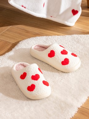 Ev Terliği KIRMIZI BASKILI