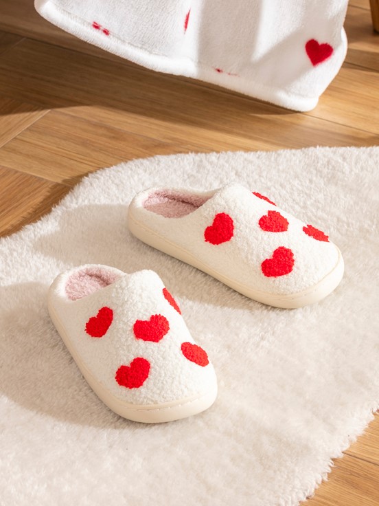 Ev Terliği KIRMIZI BASKILI