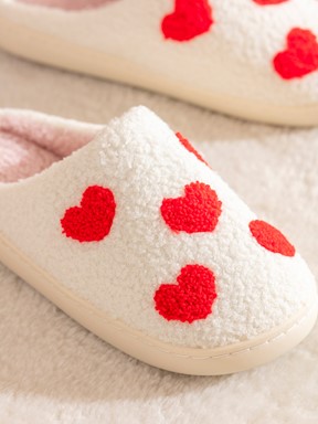 Ev Terliği KIRMIZI BASKILI