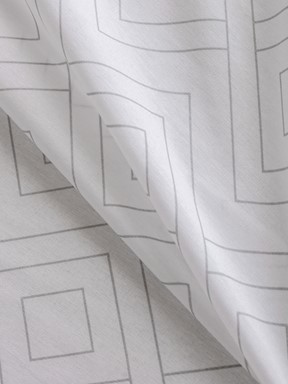 Çift Kişilik Çarşaf GRİ BASKILI