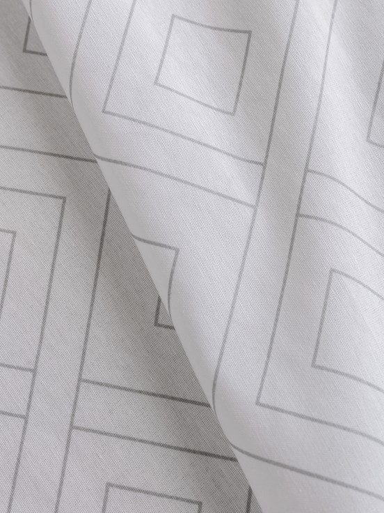 Tek Kişilik Çarşaf GRİ BASKILI