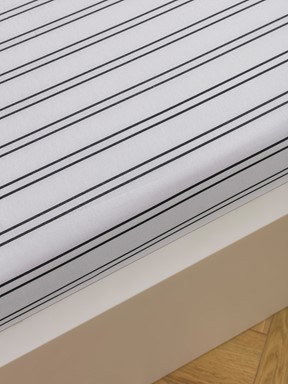 Çift Kişilik Çarşaf SİYAH BASKILI