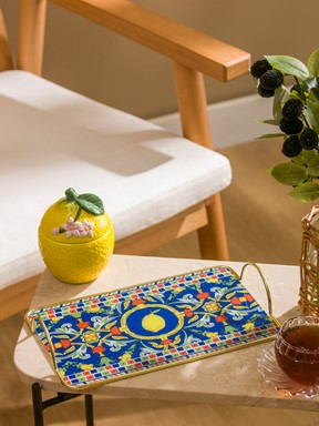 Dekoratif Tepsi KARIŞIK BASKILI