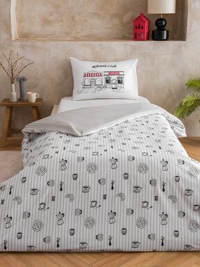 Tek Kişilik Nevresim Seti KARIŞIK BASKILI