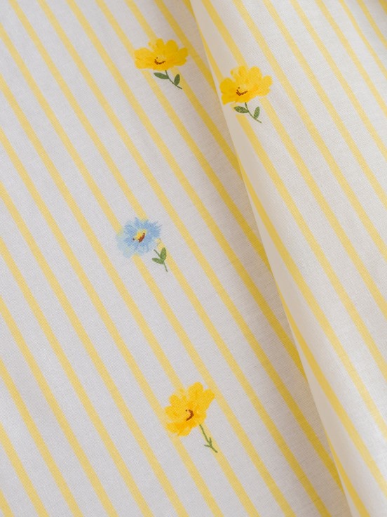 Çift Kişilik Çarşaf SARI BASKILI