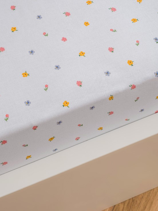 Tek Kişilik Çarşaf SARI BASKILI