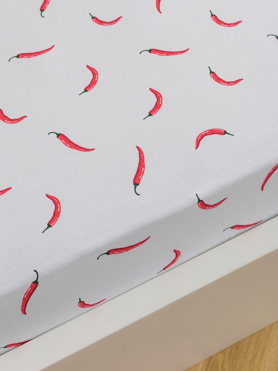 Tek Kişilik Çarşaf SARI BASKILI