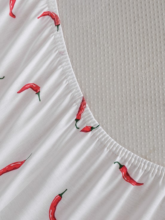 Tek Kişilik Çarşaf SARI BASKILI