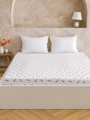 Çift Kişilik Çarşaf SARI BASKILI