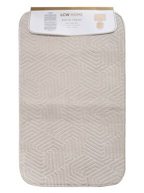 Banyo Paspası BEJ ÇİZGİLİ