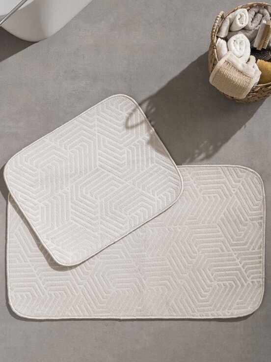 Banyo Paspası BEJ ÇİZGİLİ