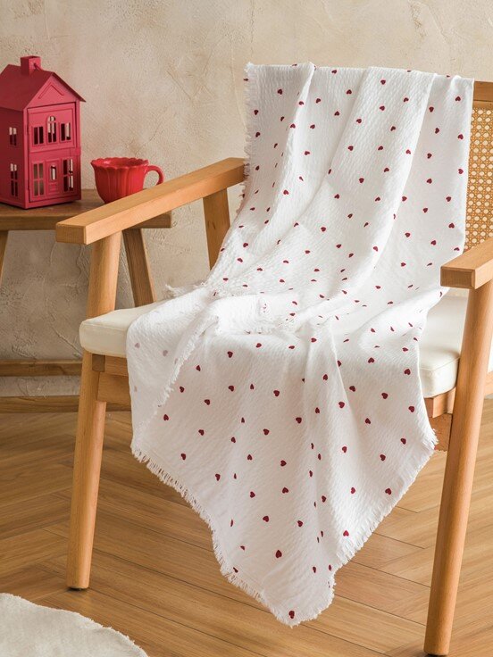 TV Battaniyesi KIRMIZI BASKILI