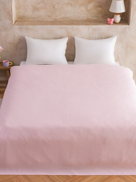 Çift Kişilik Pike AÇIK PEMBE