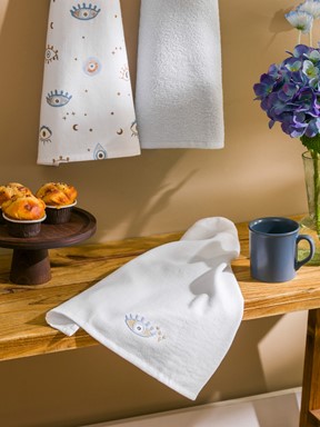 Kurulama Bezi MAVİ BASKILI