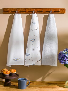 Kurulama Bezi MAVİ BASKILI