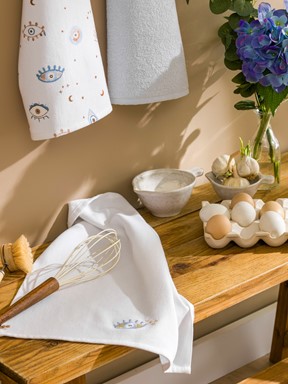 Kurulama Bezi MAVİ BASKILI