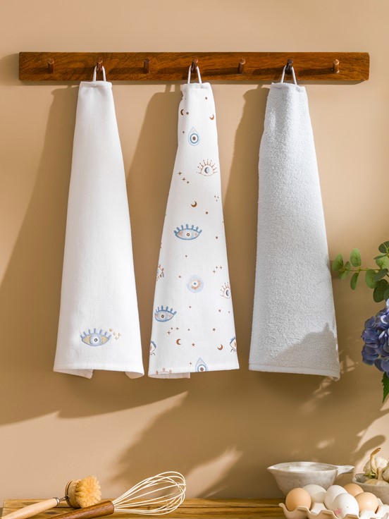 Kurulama Bezi MAVİ BASKILI