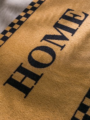 Kapı Önü Paspası SİYAH BASKILI