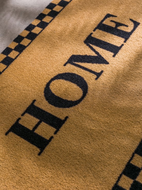 Kapı Önü Paspası SİYAH BASKILI