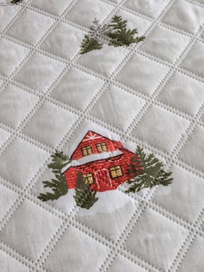 Çift Kişilik Yatak Örtüsü KARIŞIK BASKILI