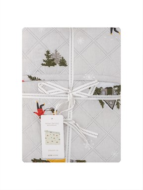 Çift Kişilik Yatak Örtüsü KARIŞIK BASKILI