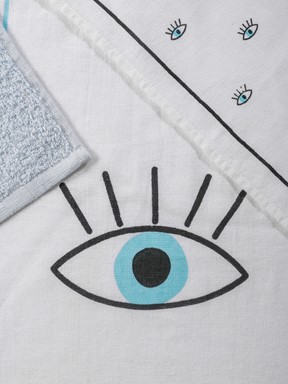 Kurulama Bezi MAVİ BASKILI