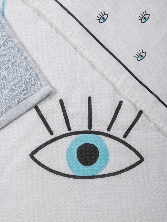 Kurulama Bezi MAVİ BASKILI