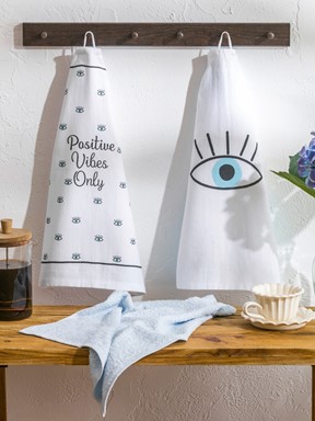 Kurulama Bezi MAVİ BASKILI