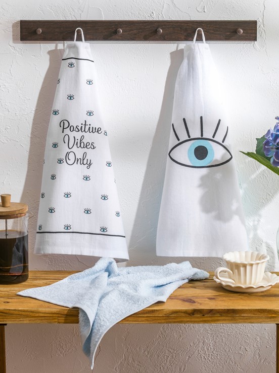 Kurulama Bezi MAVİ BASKILI