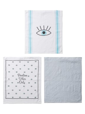 Kurulama Bezi MAVİ BASKILI