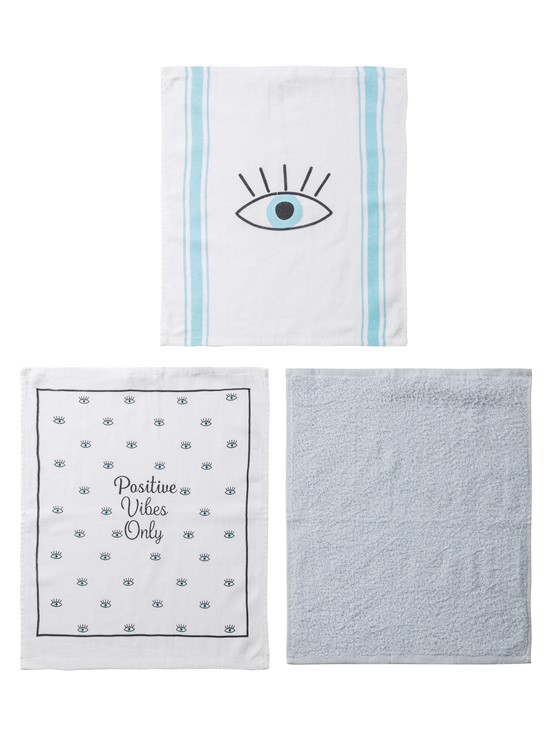 Kurulama Bezi MAVİ BASKILI